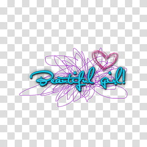 Textos, teal and purple beautiful girl! transparent background PNG clipart