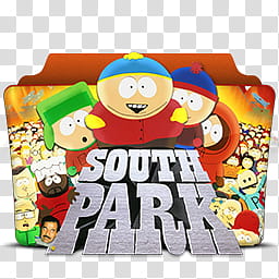 Pack  TV Series Folder Icons, South Park x transparent background PNG clipart