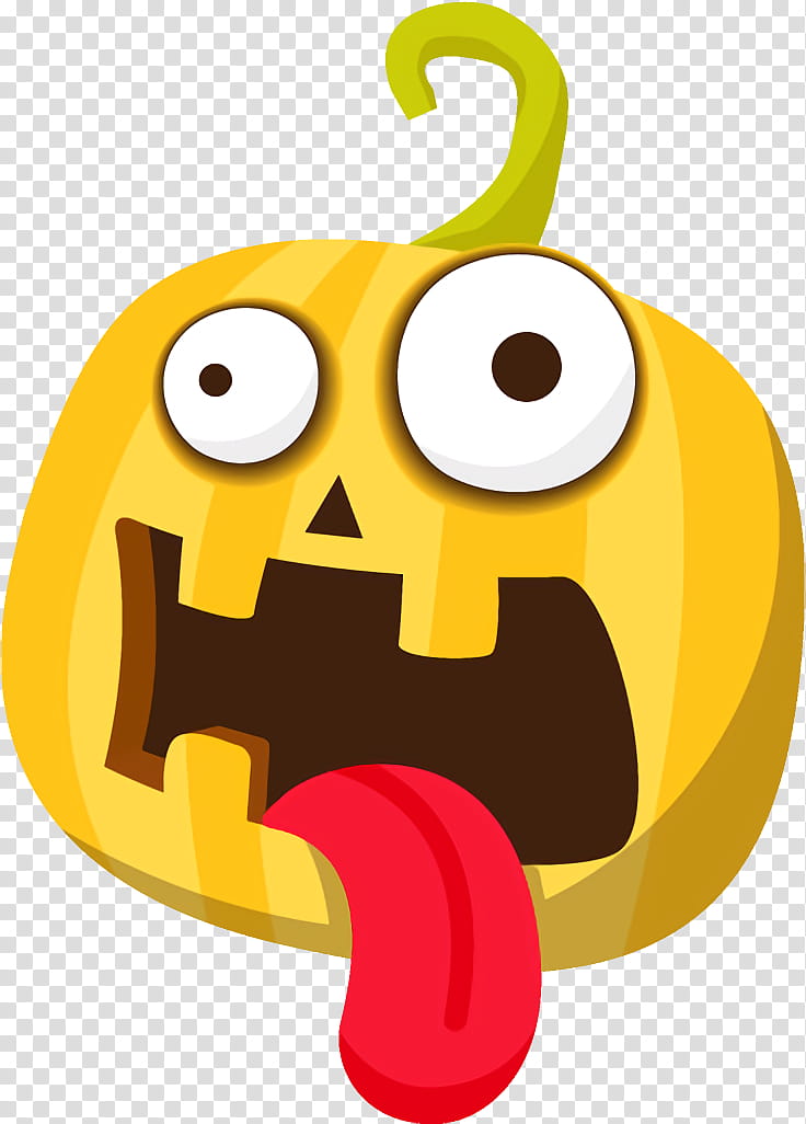 Jack-o-Lantern halloween carved pumpkin, Jack O Lantern, Halloween , Facial Expression, Cartoon, Yellow, Emoticon, Smile transparent background PNG clipart