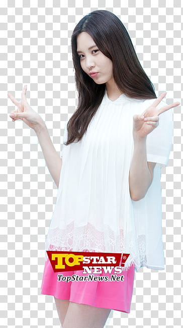 Seohyun SKT LTE Fansign transparent background PNG clipart