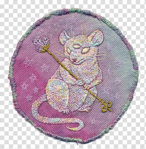 Patches, purple and gray rat patch transparent background PNG clipart