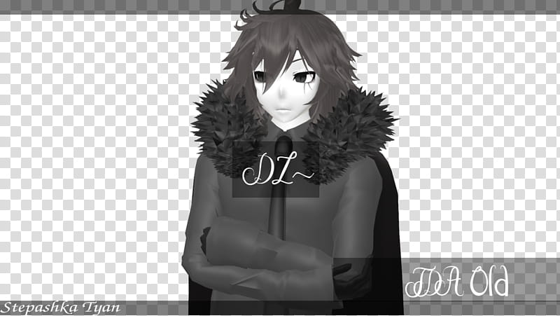 ||:.MMD WATGBS.:|| Old ||:.test model+DL.:||, man in black hoodie transparent background PNG clipart