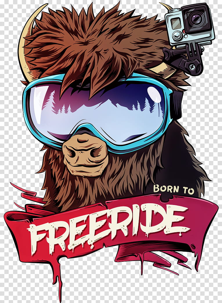 Born To Freeride transparent background PNG clipart