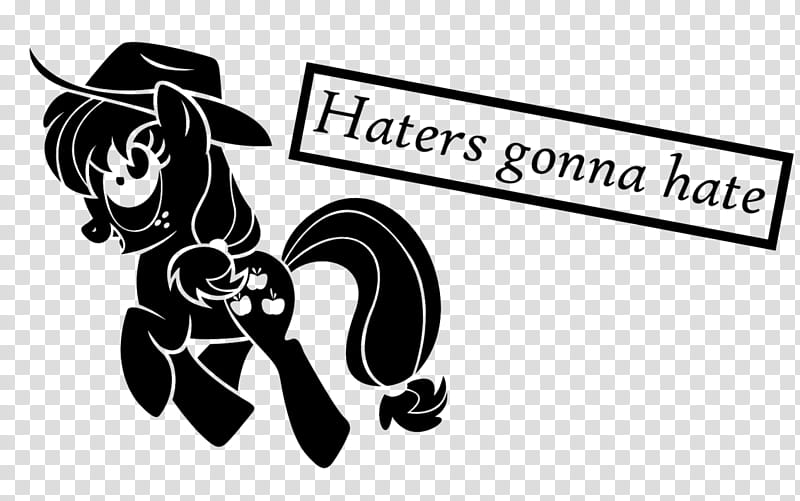 &#;Haters gonna hate&#; black, haters gonna hate text transparent background PNG clipart