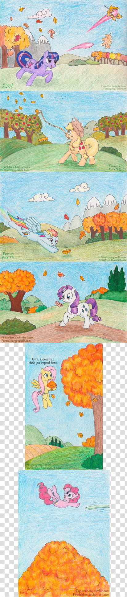 Chasing Leaves, My Little Pony episode scenes transparent background PNG clipart