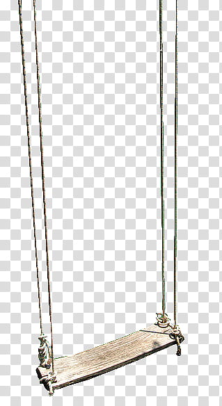 , empty wooden swing transparent background PNG clipart