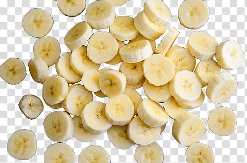 RNDOM, sliced bananas transparent background PNG clipart