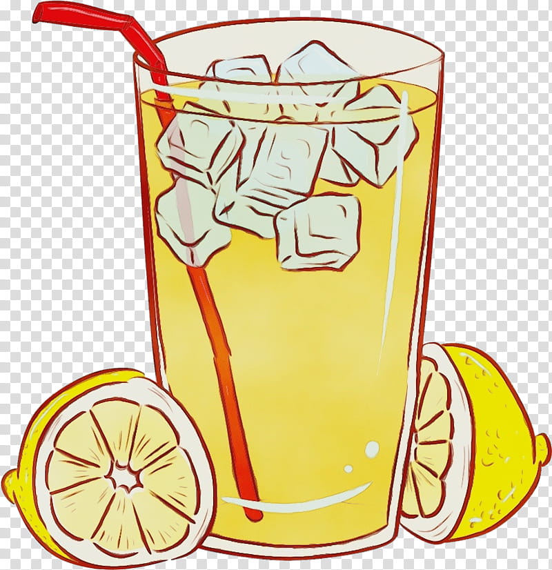 Lemonade, Watercolor, Paint, Wet Ink, Fizzy Drinks, Lemonlime Drink, Tequila Sunrise, Juice transparent background PNG clipart