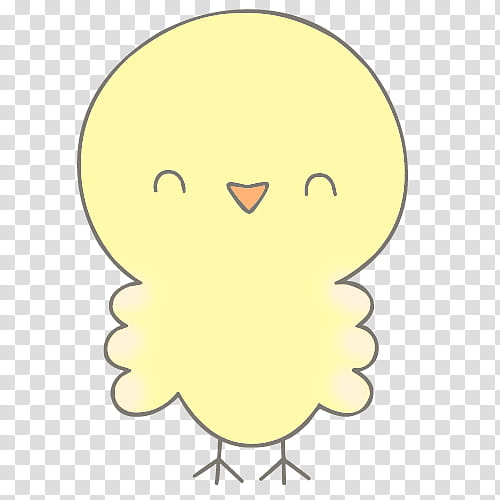 yellow chick illustration transparent background PNG clipart