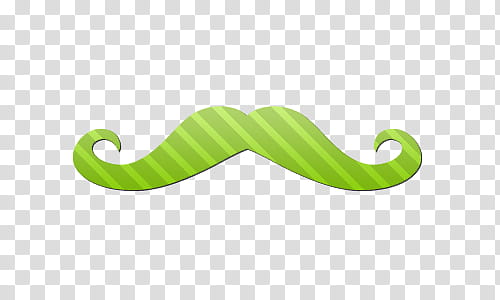 green striped mustache art transparent background PNG clipart