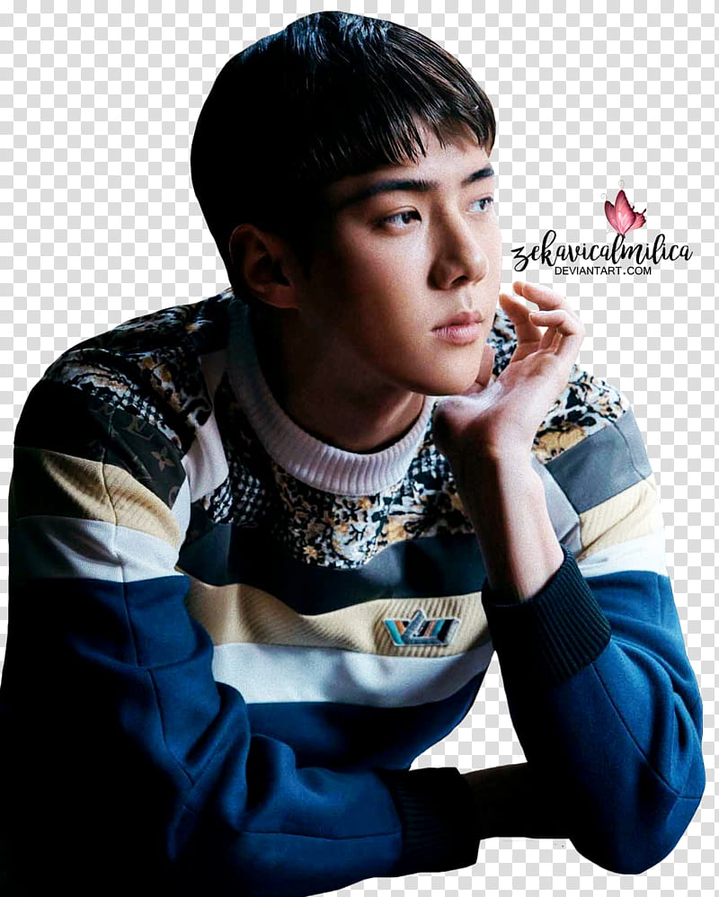 EXO Sehun Vogue transparent background PNG clipart