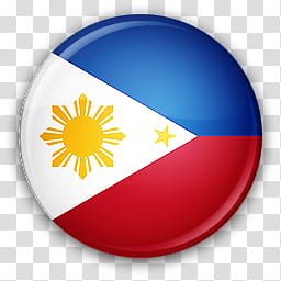 Flag Icons Asia, Philippines transparent background PNG clipart