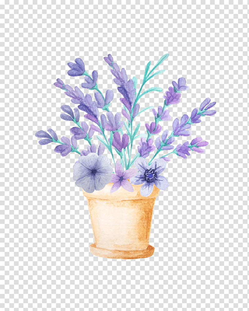 Purple Watercolor Flower, Lavender, Watercolor Painting, Provence, Drawing, Acrylic Painting Techniques, Perfume, Violet transparent background PNG clipart