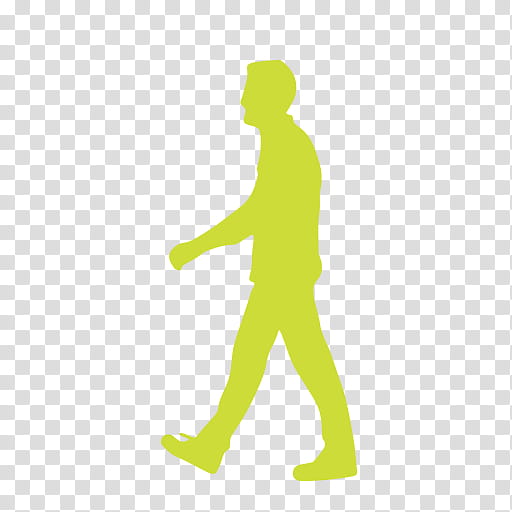 Man holding white paper while walking, Person Walking Silhouette