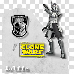 Star Wars The Clone Wars Clone Troopers Set , Wolffe icon transparent background PNG clipart