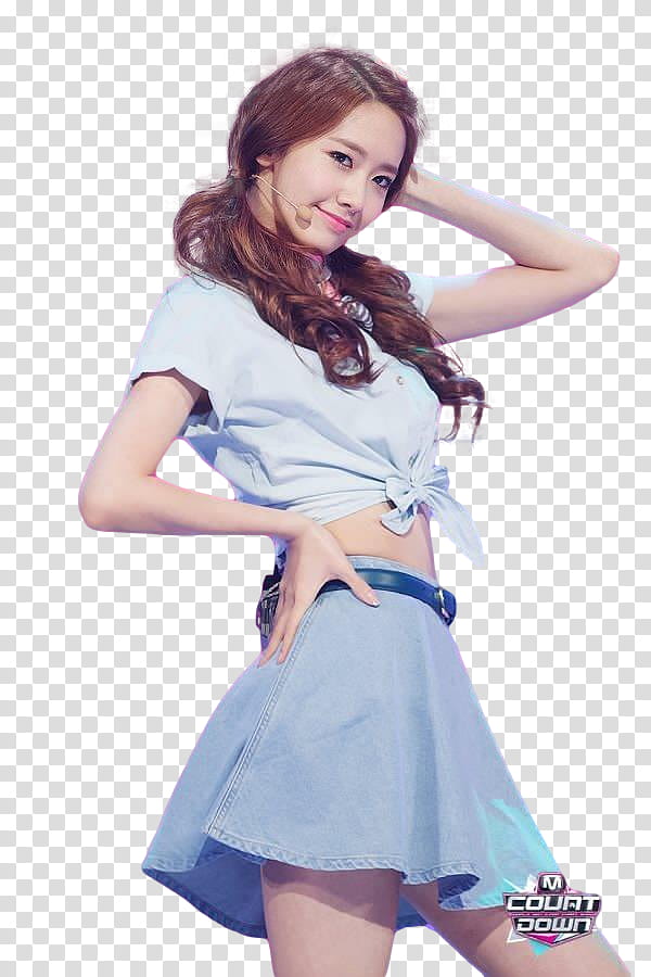 SNSD YoonA transparent background PNG clipart