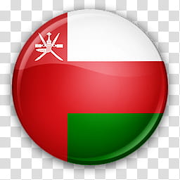 Flag Icons Asia, Oman transparent background PNG clipart