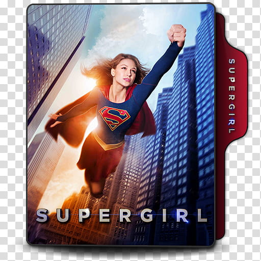 TV Show Folder Icons Part , Supergirl Season  transparent background PNG clipart