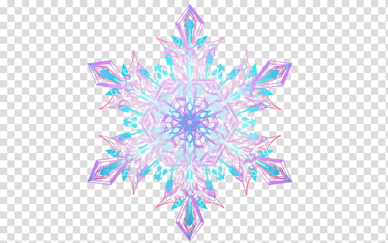 Snowflake Made in ArtRage transparent background PNG clipart