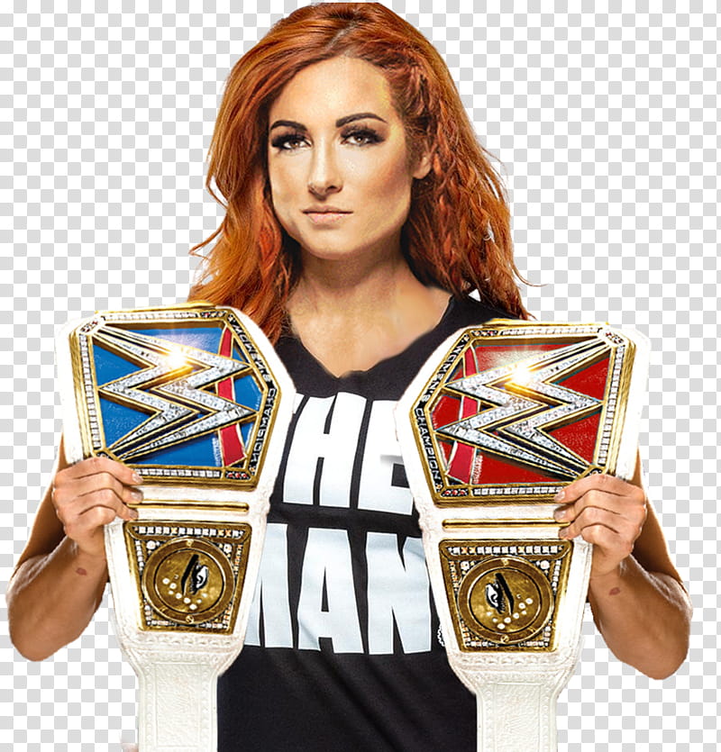 WWE Becky Lynch SD and Raw Women Champion  transparent background PNG clipart