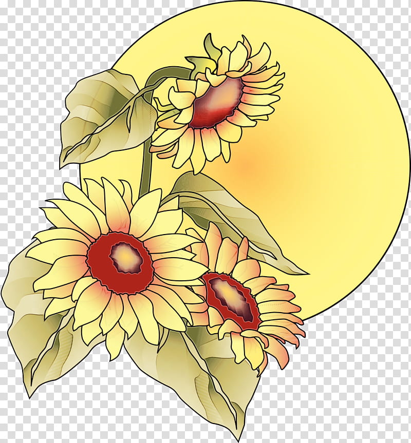 Flowers, Watercolor, Paint, Wet Ink, Floral Design, Sunflower, M 0d, Washington transparent background PNG clipart