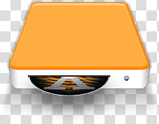 ND Drives Orange, cd transparent background PNG clipart