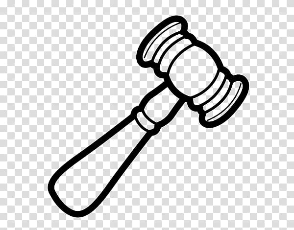Hammer, Coloring Book, Drawing, Mallet, Judge, Gavel, Lawyer, Court transparent background PNG clipart