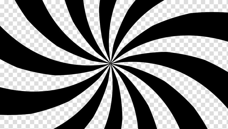 Brush espiral, black optical illusion transparent background PNG clipart