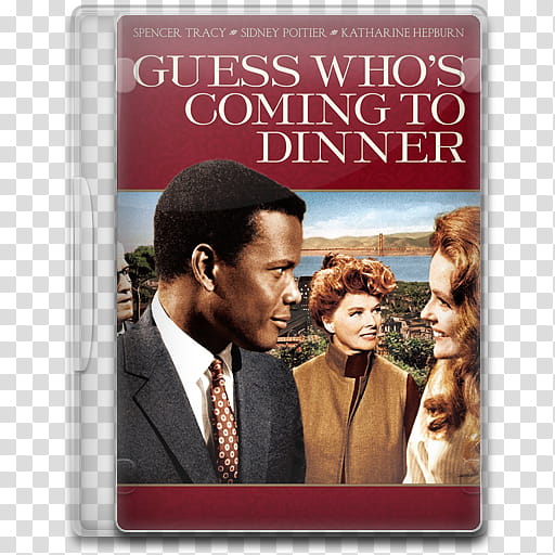 Movie Icon Mega , Guess Who's Coming to Dinner, Guess Who's Coming to Dinner DVD case transparent background PNG clipart