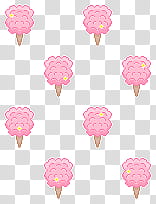 Watch, pink ice cream cone transparent background PNG clipart