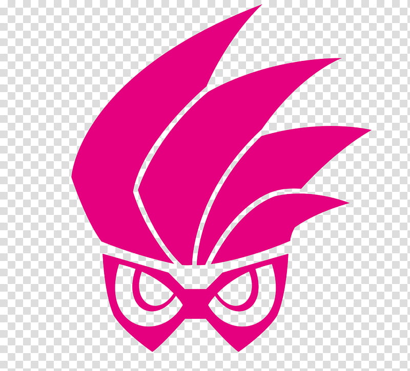 Kamen Rider Ex Aid Logo, pink logo transparent background PNG clipart