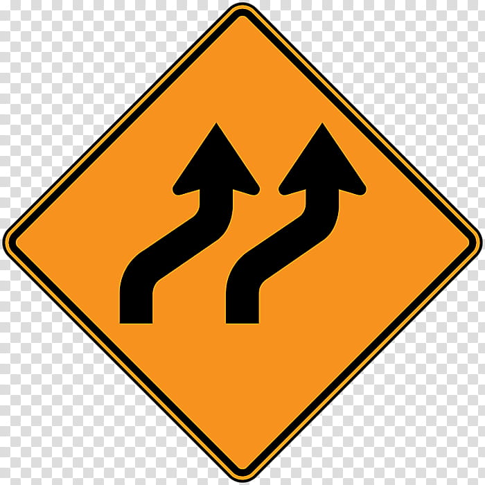 Stop Sign, Reverse Curve, Traffic Sign, Road, Warning Sign, Sticker, Roadworks, Lane transparent background PNG clipart