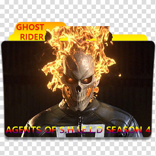 Agents of SHIELD Season  Ghost Rider Folder Icon transparent background PNG clipart