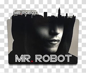 Mr Robot Logo, mr-robot, tv-shows, black-and-white, monochrome, HD wallpaper