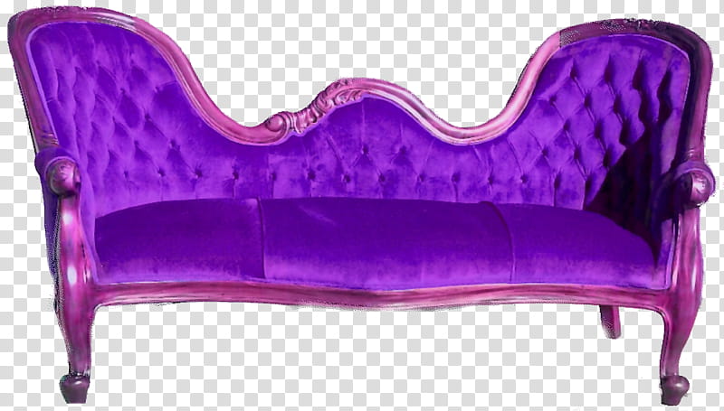Antique Sofa IV, purple and pink camelback sofa transparent background PNG clipart