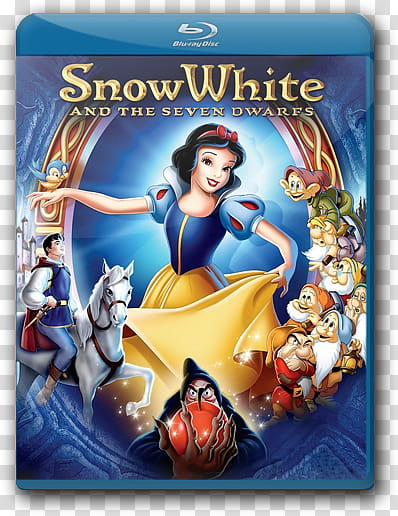 Disney Blu Ray Cover Icon , snowwhite transparent background PNG clipart