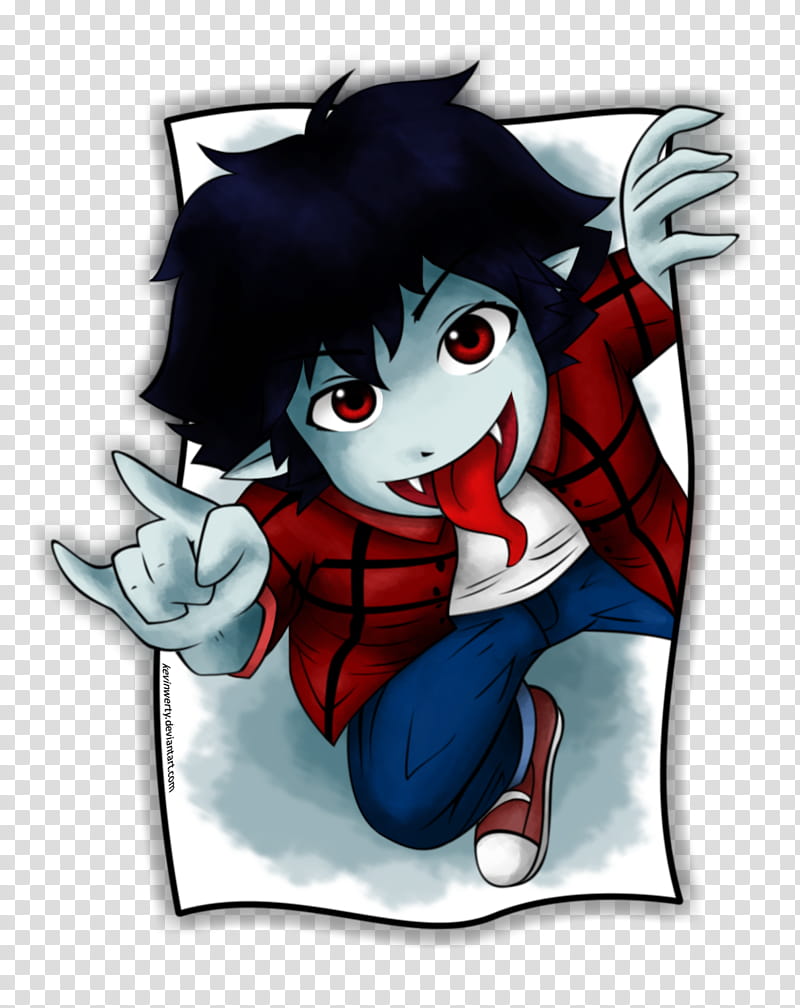 Marshall Lee, white and black ceramic figurine transparent background PNG clipart