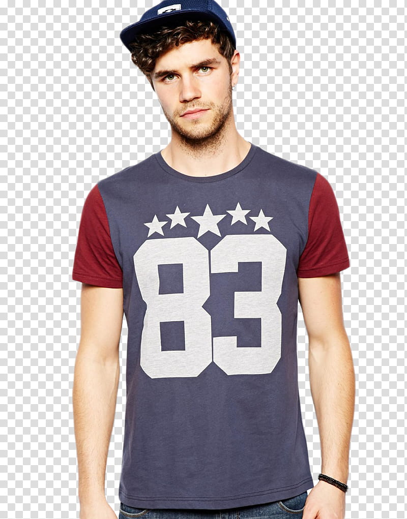 Male Models S, man wearing gray T-shirt transparent background PNG clipart