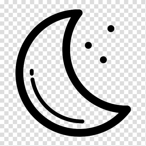 Moon Symbol Crescent Lunar Phase Krishna Paksha Night Sky