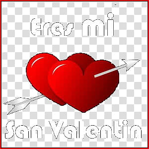 con motivos de San Valentin transparent background PNG clipart