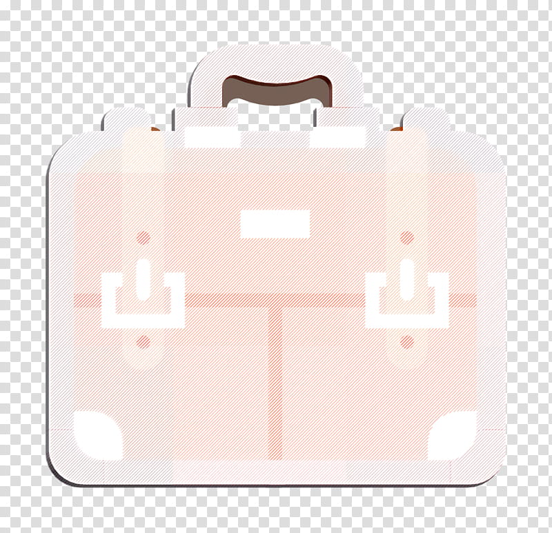 Briefcase icon Business icon Bag icon, Pink, Baggage, Suitcase, Material Property, Luggage And Bags, Plastic transparent background PNG clipart