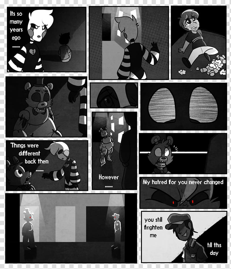 Fnaf Comic Page  | Intro transparent background PNG clipart