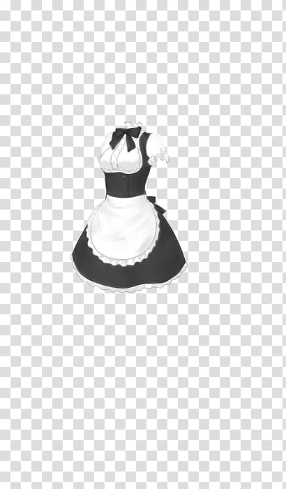 CDM nice to start , women's black and white cap-sleeved dress transparent background PNG clipart