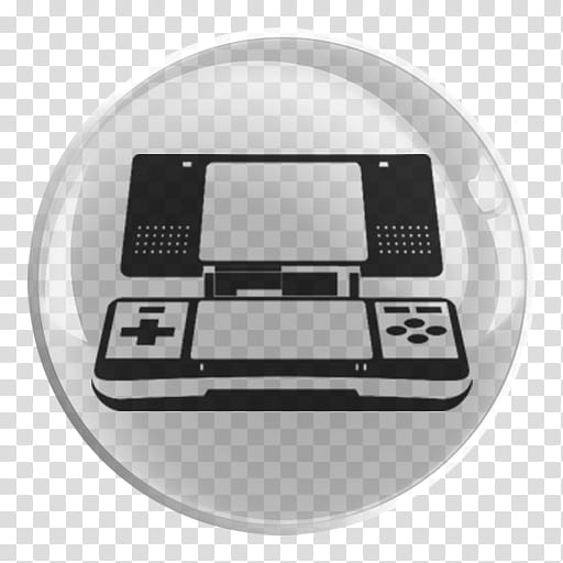 Nintendo Emulators Glass Icon , Nintendo DS, Nintendo DS logo transparent background PNG clipart