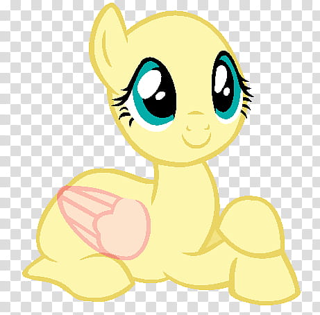MLP Base So cute, yellow animal illustration transparent background PNG clipart