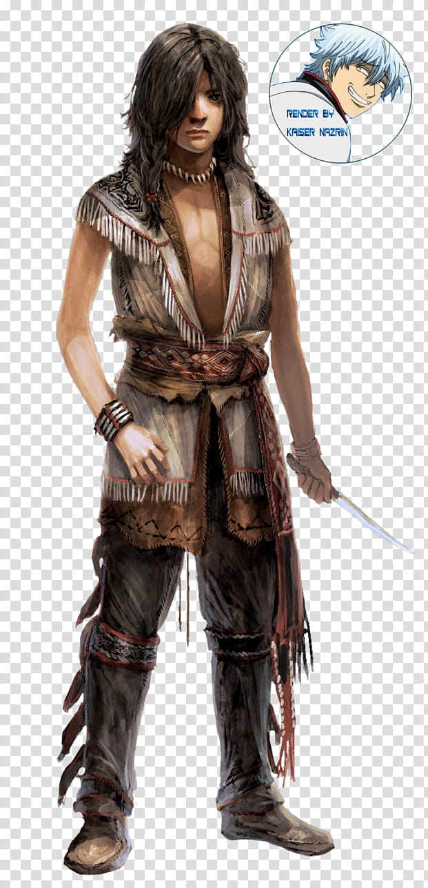 Assassins Creed , Young Connor Kenway render transparent background PNG clipart