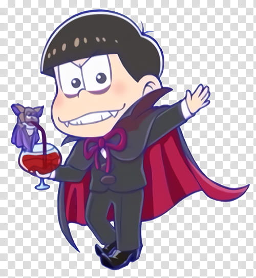 Bat, Osomatsu, Vampire, Osomatsukun, Tengu, Neet, Mr Osomatsu, Cartoon transparent background PNG clipart