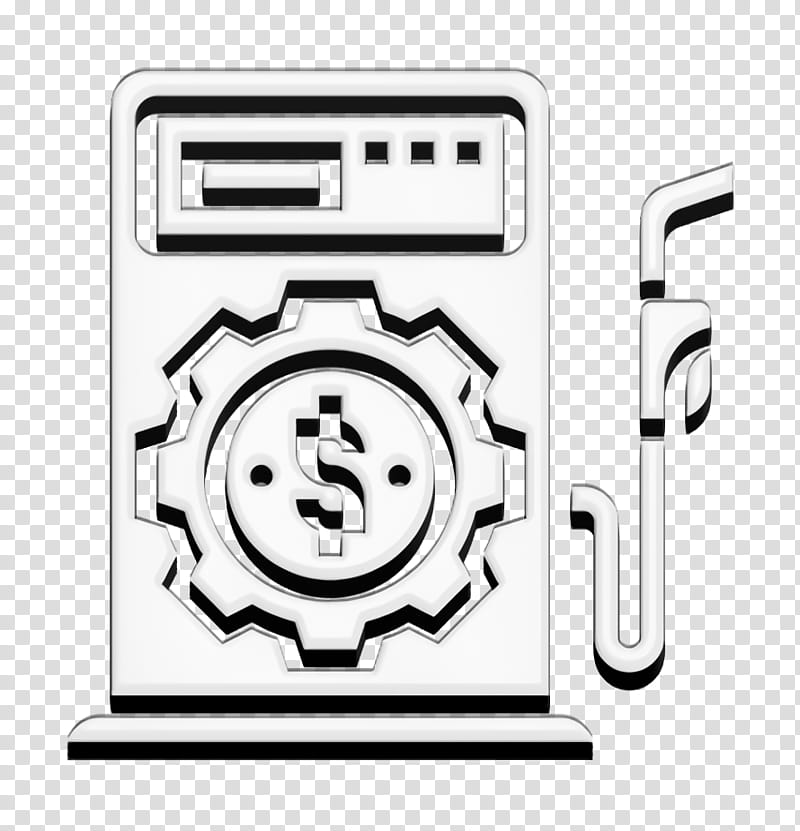 Gas pump icon Investment icon Business and finance icon, Emoticon, Line, Technology, Line Art, Logo, Smile, Symbol transparent background PNG clipart