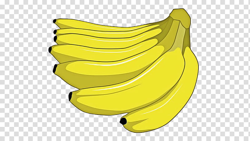 Banana, Yellow, Banana Family, Plant, Fruit, Cooking Plantain transparent background PNG clipart