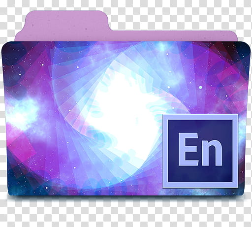 Adobe CS Program Folder Icons, Encore transparent background PNG clipart